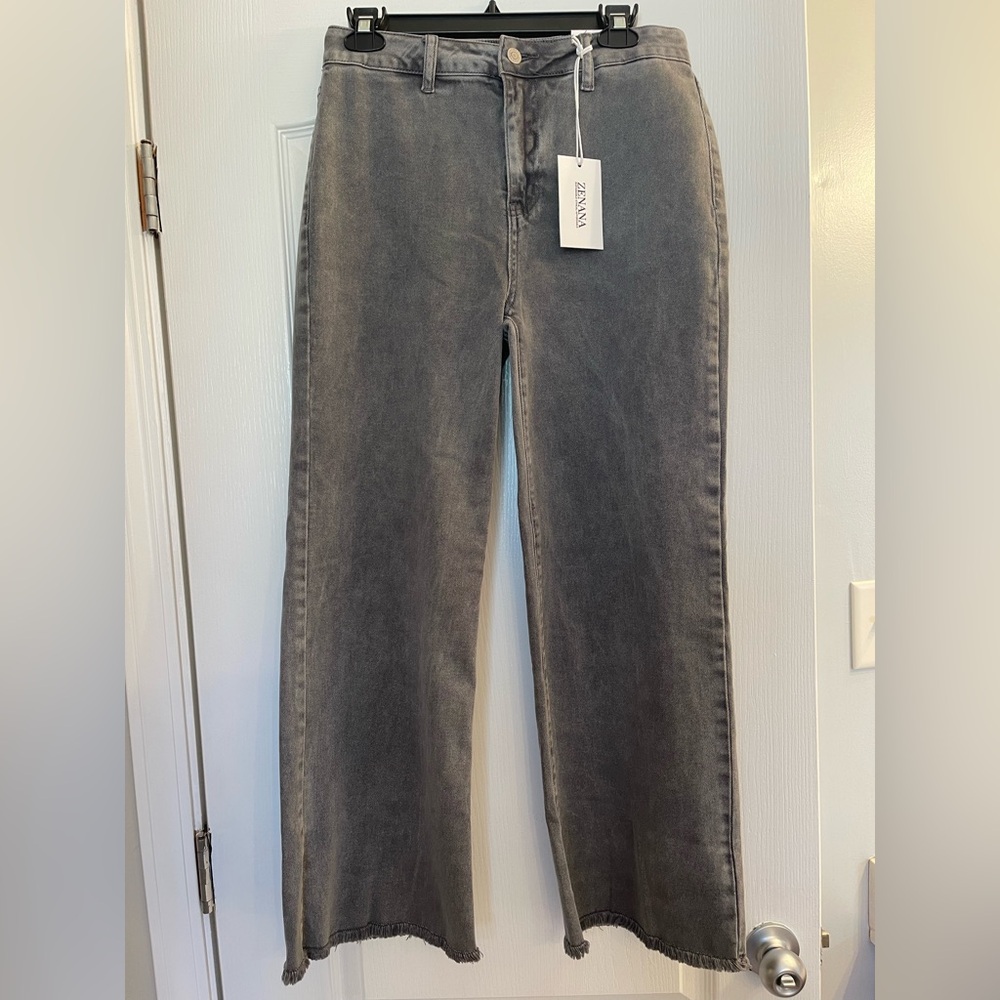 Zenana Outfitters Charcoal Pants